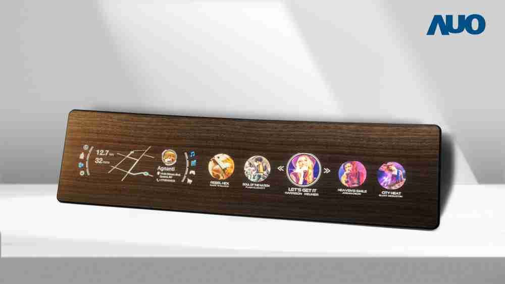 NG大舞台研发全球最高穿透度达80%的AmLED木纹显示器，，，，可于使用时呈现高亮度、、、、清晰可见的信息，，，并在不使用时回归为单纯的饰板，，，，节能兼具美观